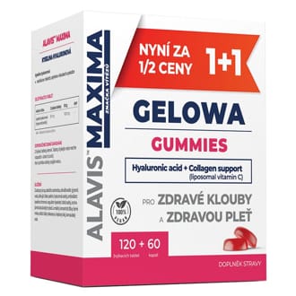 ALAVIS MAXIMA Gelowa Gummies 120 Kautabletten + 60 Kapseln ALAVIS MAXIMA Gelowa Gummies 120 Kautabletten + 60 Kapseln