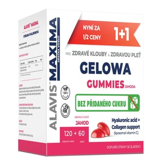 Sicht - ALAVIS MAXIMA Gelowa Gummies 120 Kautabletten + 60 Kapseln (Ohne zugesetzten Zucker)