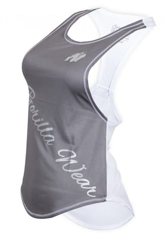 GORILLA WEAR Florida Stringer Tank Top Anthracite/White