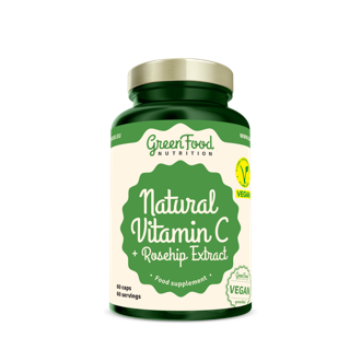 GreenFood Nutrition  Natural Vitamin C + Rosehip Extract 