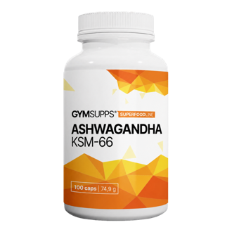 GymSupps Ashwagandha KSM-66 600 mg 100 Kapseln