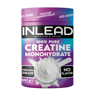 Sicht - Inlead 100% Pure Creatine Monohydrate 500 g Sicht - Inlead 100% Pure Creatine Monohydrate 500 g
