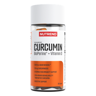 Nutrend CURCUMIN + BIOPERINE + VITAMIN D 