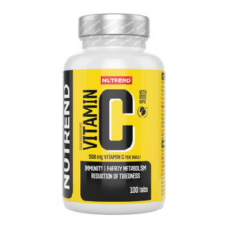 Nutrend VITAMIN C mit Pfeilen Nutrend VITAMIN C mit Pfeilen