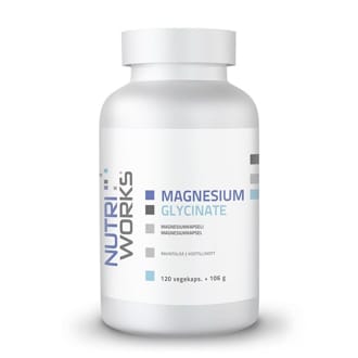 Sicht - NutriWorks Magnesium Glycinate 120 Kapseln Sicht - NutriWorks Magnesium Glycinate 120 Kapseln