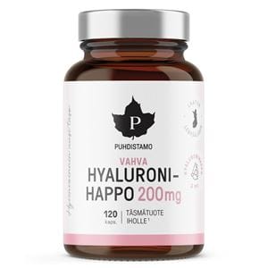 Puhdistamo Hyaluronic Acid 200mg 120 kapslí Puhdistamo Hyaluronic Acid 200mg 120 kapslí