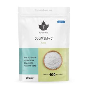 Puhdistamo OptiMSM + C 200 g Puhdistamo OptiMSM + C 200 g