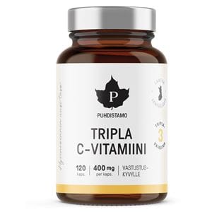 Puhdistamo Triple Vitamin C 120 Kapseln