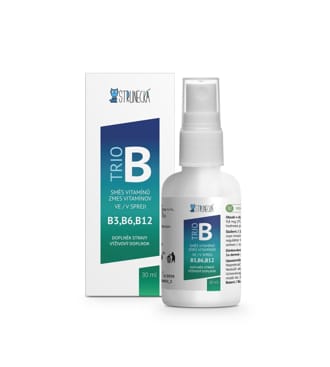 STRUNECKÁ Trio B - Kombination der Vitamine B3, B6, B12 als Spray 30 ml STRUNECKÁ Trio B - Kombination der Vitamine B3, B6, B12 als Spray 30 ml