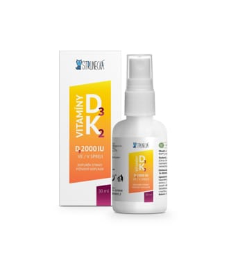 STRUNECKÁ Vitamin D3 2000 IU + K2 im Spray 30 ml STRUNECKÁ Vitamin D3 2000 IU + K2 im Spray 30 ml