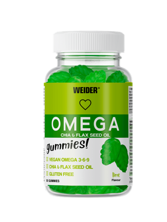 Weider Omega + Chia + Flax Seed Oil Gummies Weider Omega + Chia + Flax Seed Oil Gummies