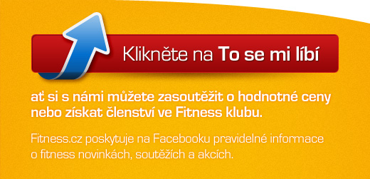 Klikn�te na To se mi l�b�, a� si s n�mi m��ete zasout�it o hodnotn� ceny nebo z�skat �lenstv� ve Fitness klubu. Fitness.cz poskytuje na Facebooku pravideln� informace o fitness novink�ch, sout��ch a akc�ch.